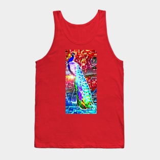 Peacock in Colors Tank Top